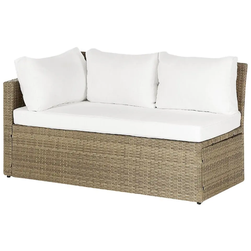 BARDI - Loungeset voor 5 - Wit - PE rotan