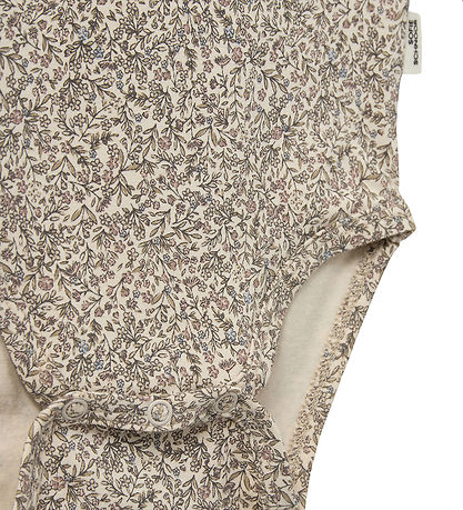 Sofie Schnoor Body l/ä - Dictesb - Beige m. Blumen