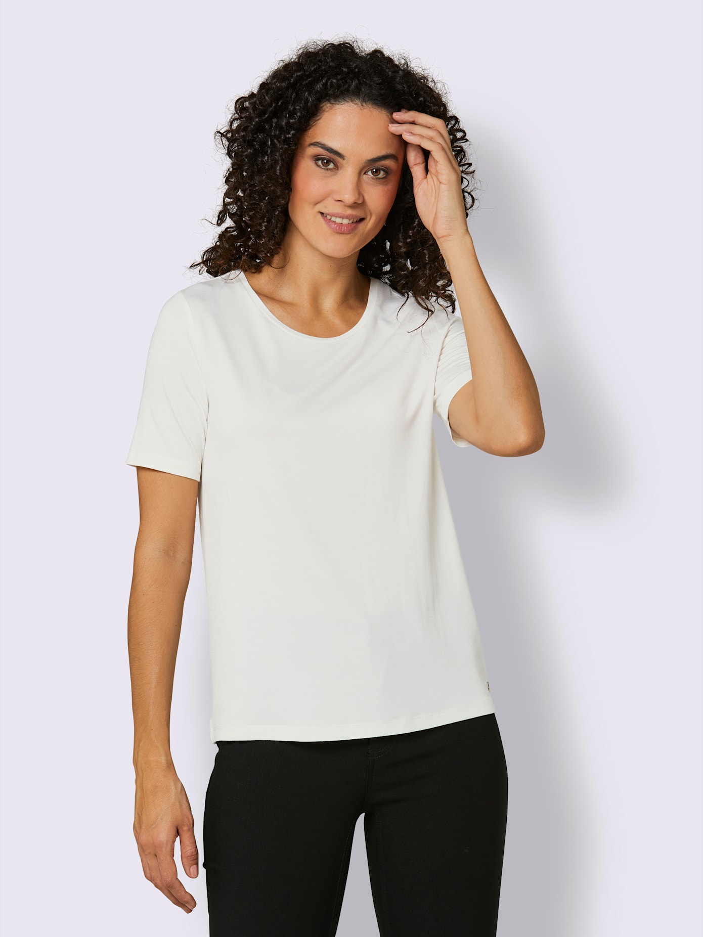 T-shirt élégant en viscose qualité viscose et bambou