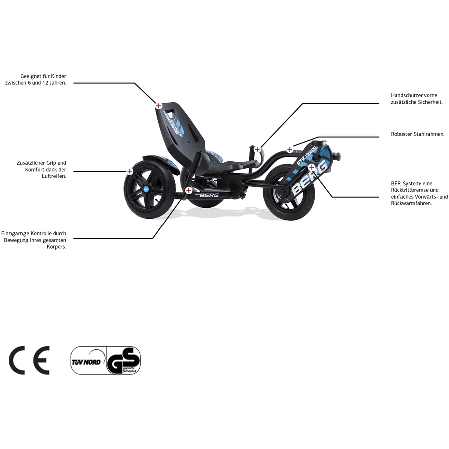 BERG Pedal Go-Kart Street-X Vibes