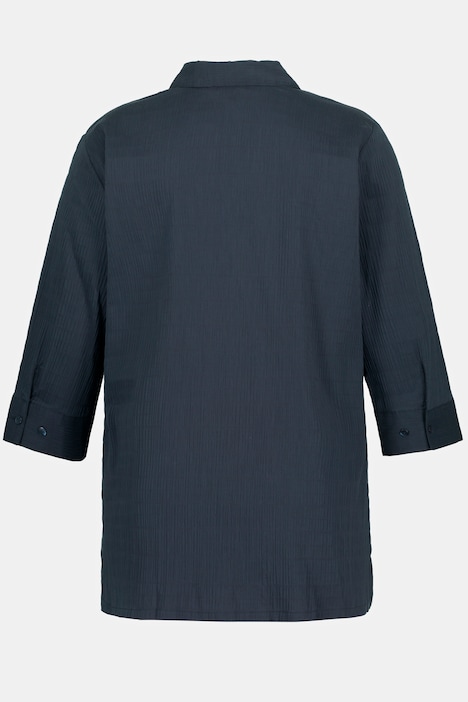 Bluse, Bubble-Qualität, Hemdkragen, 3/4-Arm