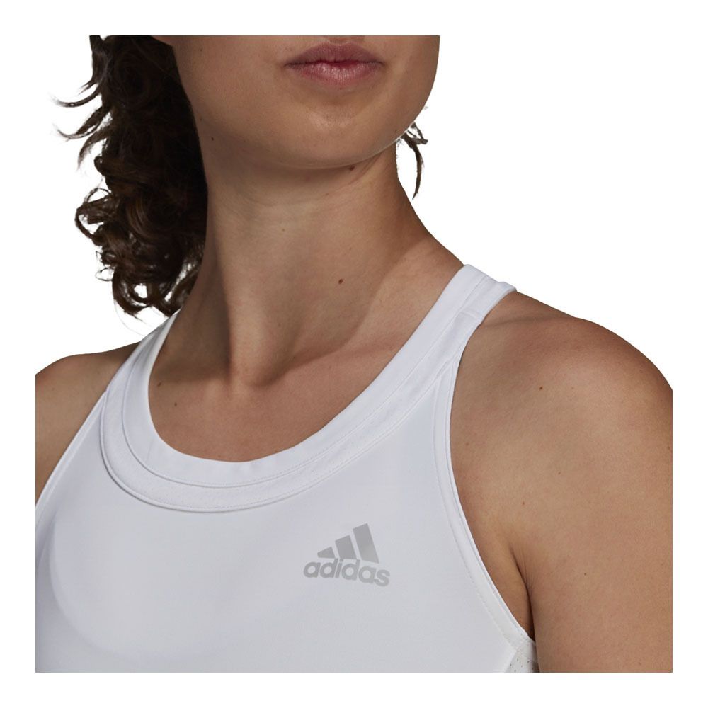 Adidas Performance CLUB - Débardeur Femme white/gretwo