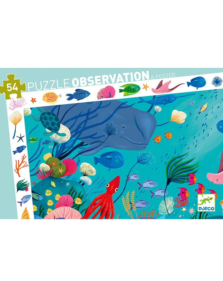 Wimmelpuzzle AQUATIC 54-teilig in bunt
