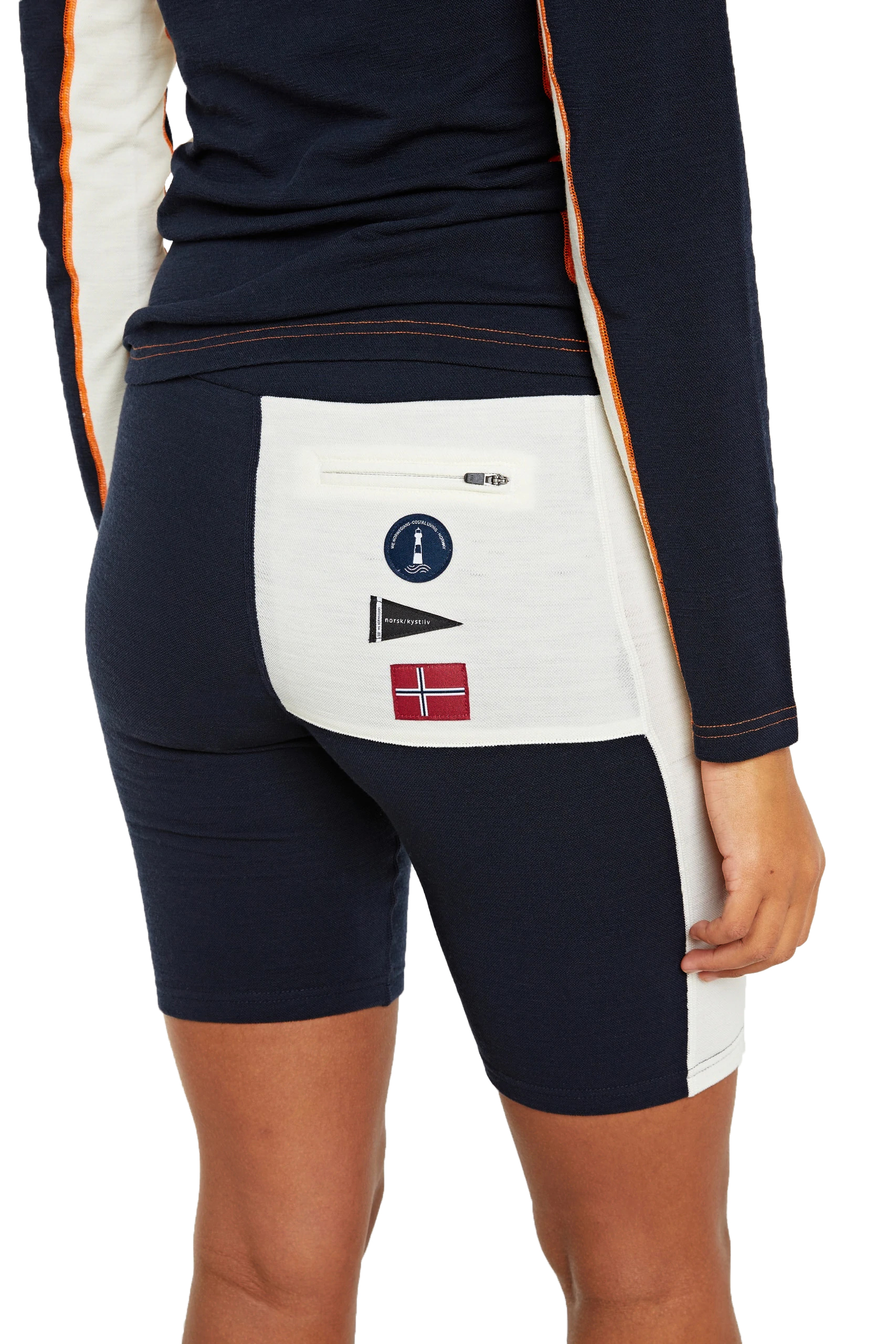 Lindesnes Shorts Dame Navy Blue