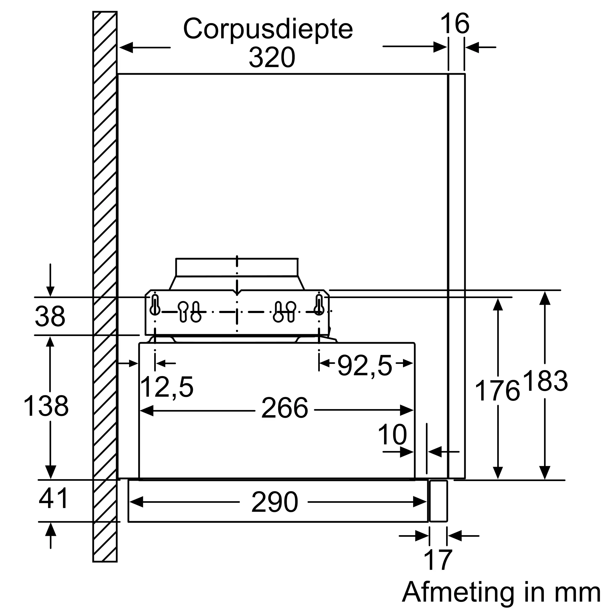 Serie 4 Vlakscherm afzuigkappen 60 cm Zilver metallic
