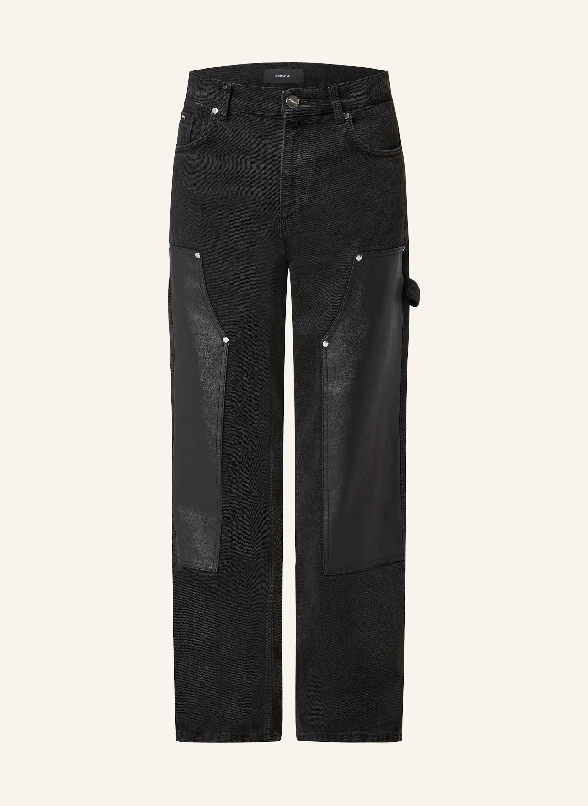 EIGHTYFIVE Cargojeans im Materialmix Relaxed Fit