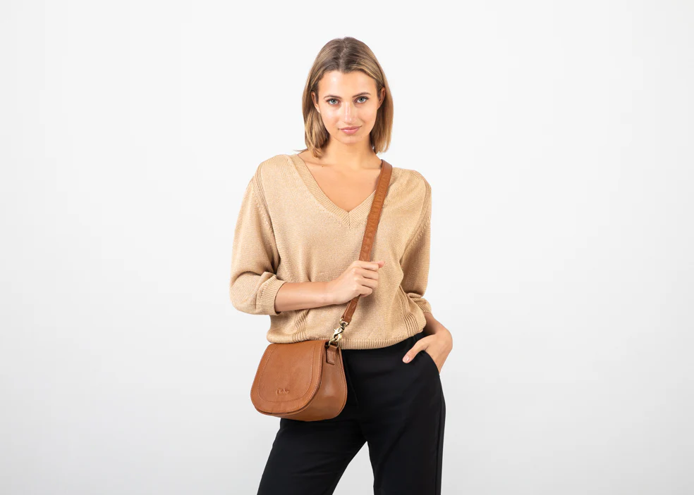 Chabo - Susy Saddle Bag - Cognac