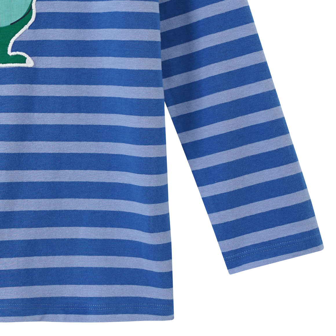 Topolino Jungen Langarmshirt mit Dino-Applikation blau / hellblau