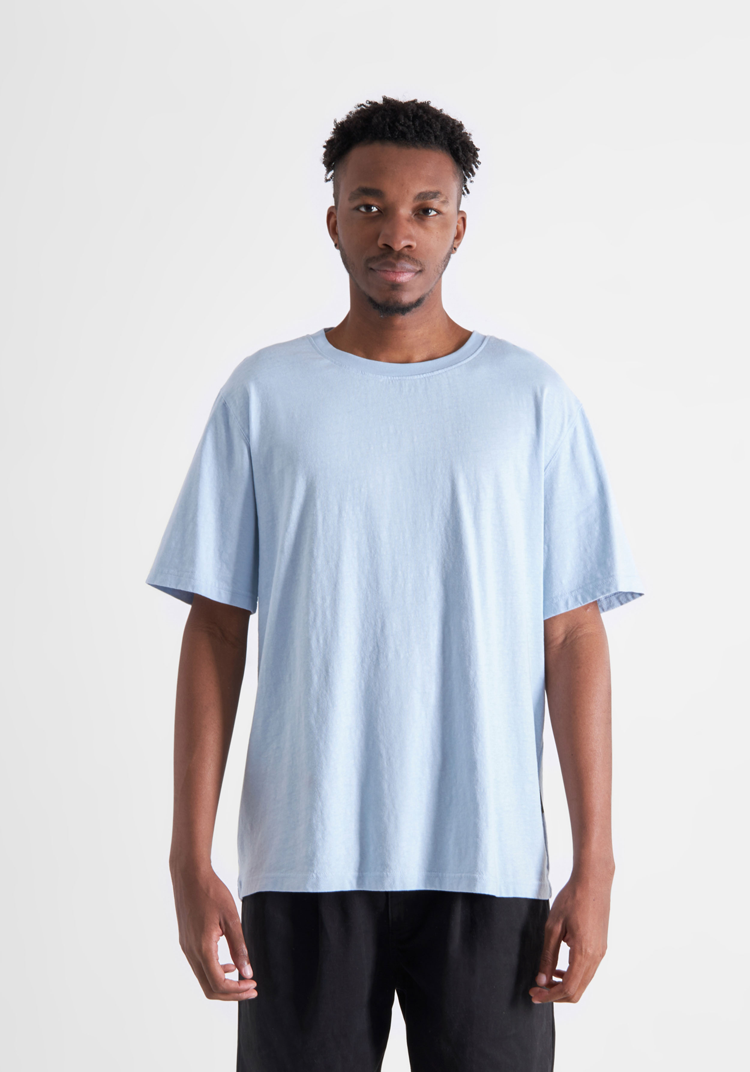 Dedicated T-Shirt Stockholm Hemp Skyway Blue