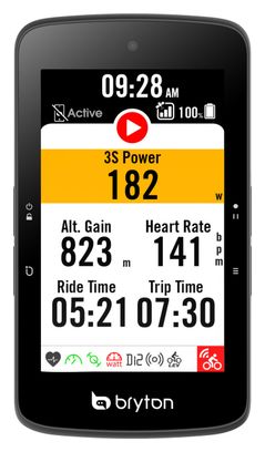 Compteur GPS Bryton Rider S800T (  Ceinture cardio / Capteurs Cadence & Vitesse)