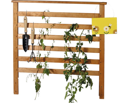 Trellisbevestiging dobar Kubus 78 x 5 x 78 cm lichtbruin