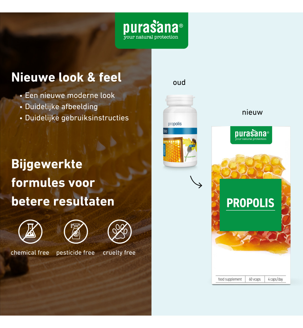 Purasana Propolis Bio (60 vega capsules)