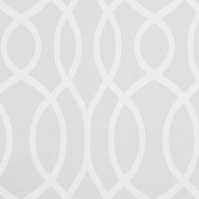 Panneau japonais Madeco Curve blanc et gris l.45 x H.260 cm