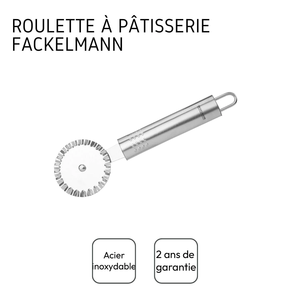 Roulette découpe pâte Ovale limited edition Fackelmann
