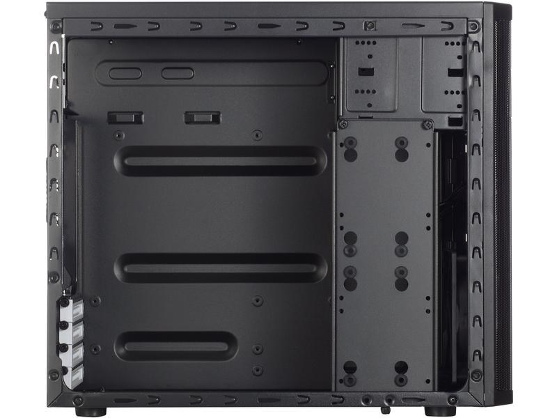 Fractal Design PC-Gehäuse Core 1100 Kompaktes Mini-Tower mit elegantes Front-Panel