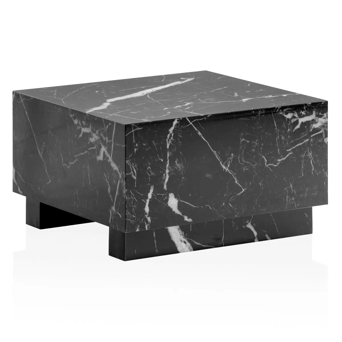 Couchtisch Poitiers schwarz,weiss
