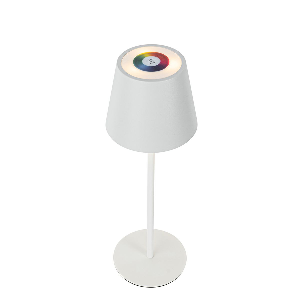 Tafellamp wit incl. LED dimbaar en oplaadbaar RGB IP54 - Murdock