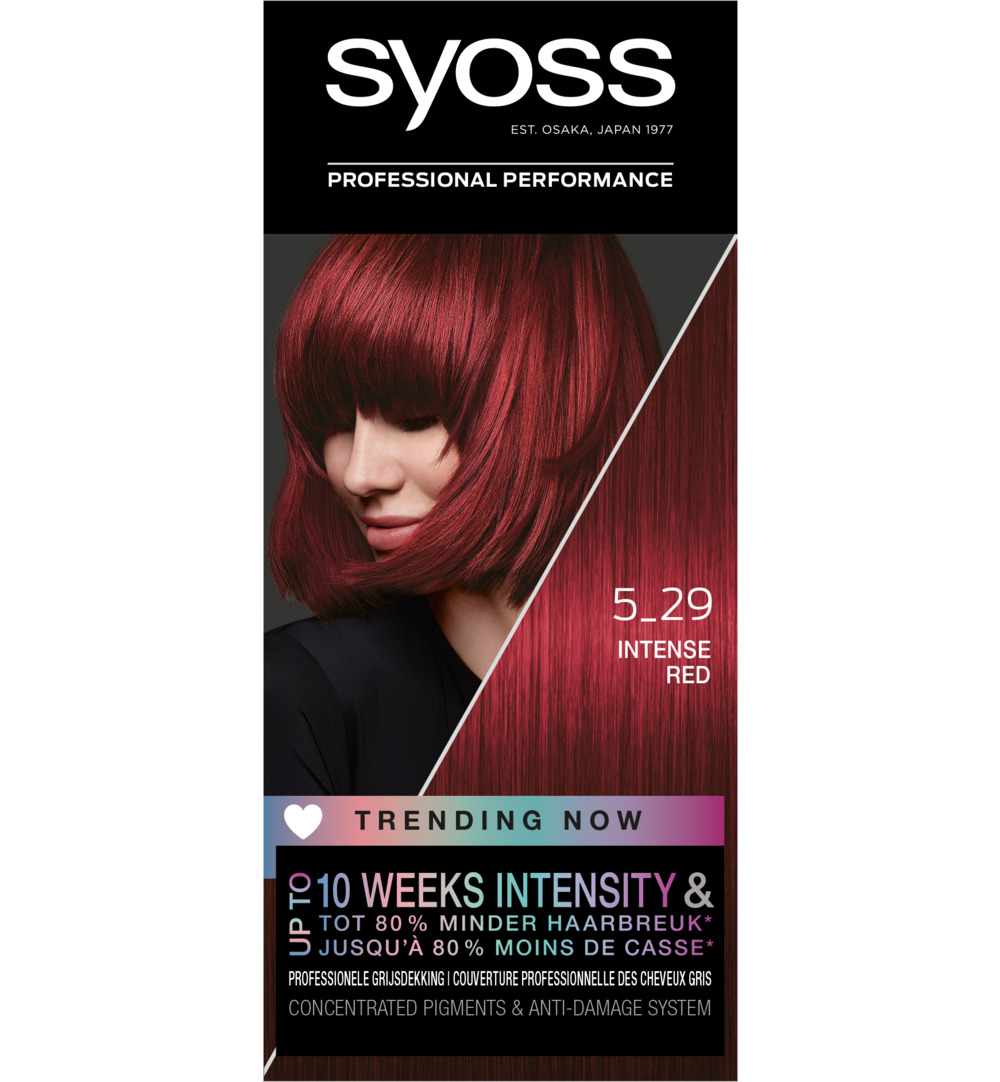 Syoss Color Baseline Color Baseline 5-29 Intens Rood Haarverf (1 set)