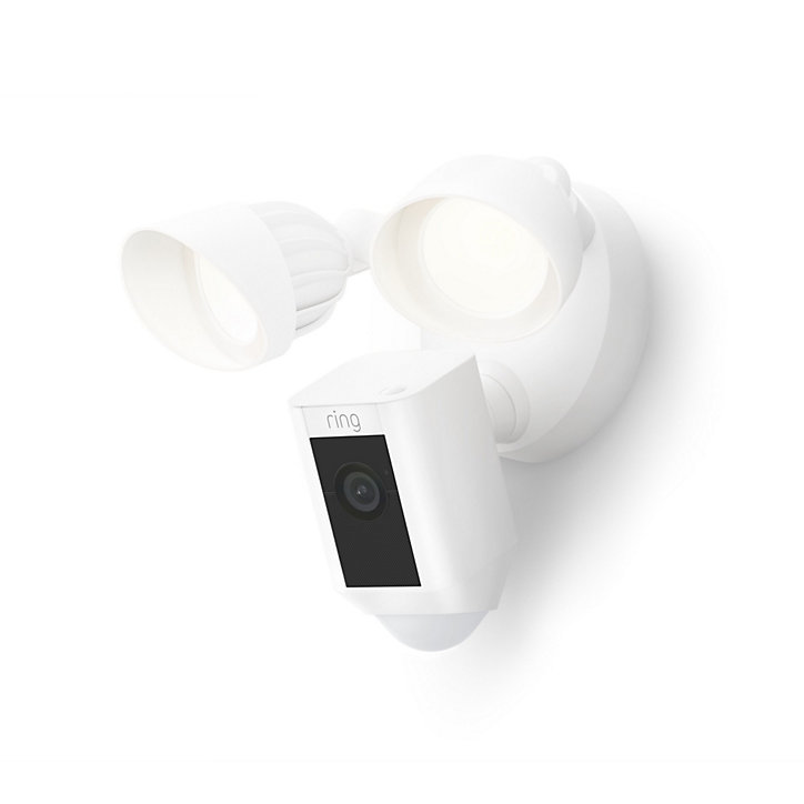 Camera de vidéosurveillance extérieure Ring Floodlight Cam Wired Plus blanc