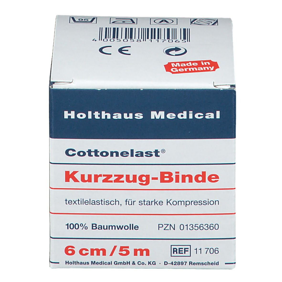 Cottonelast® Kurzzug-Binde 6 cm x 5 m