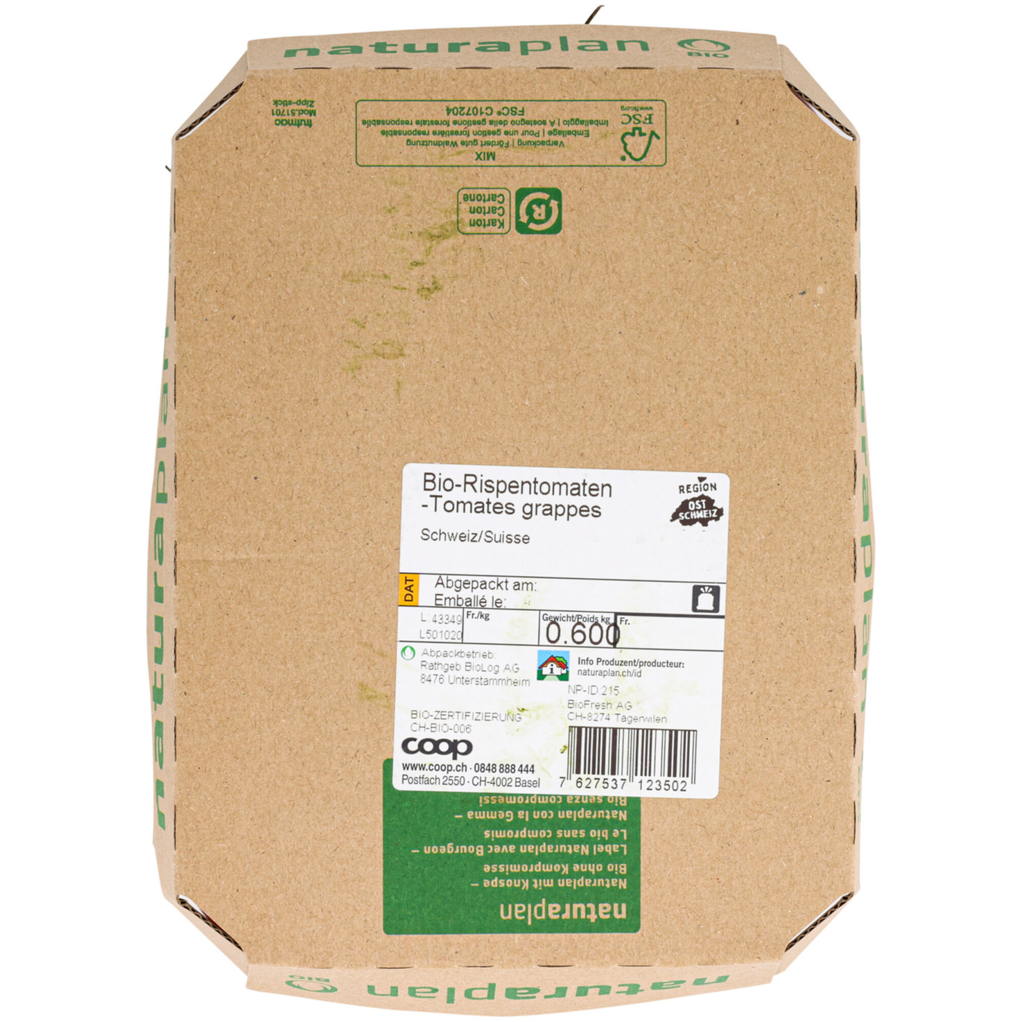Naturaplan Bio Rispentomaten -