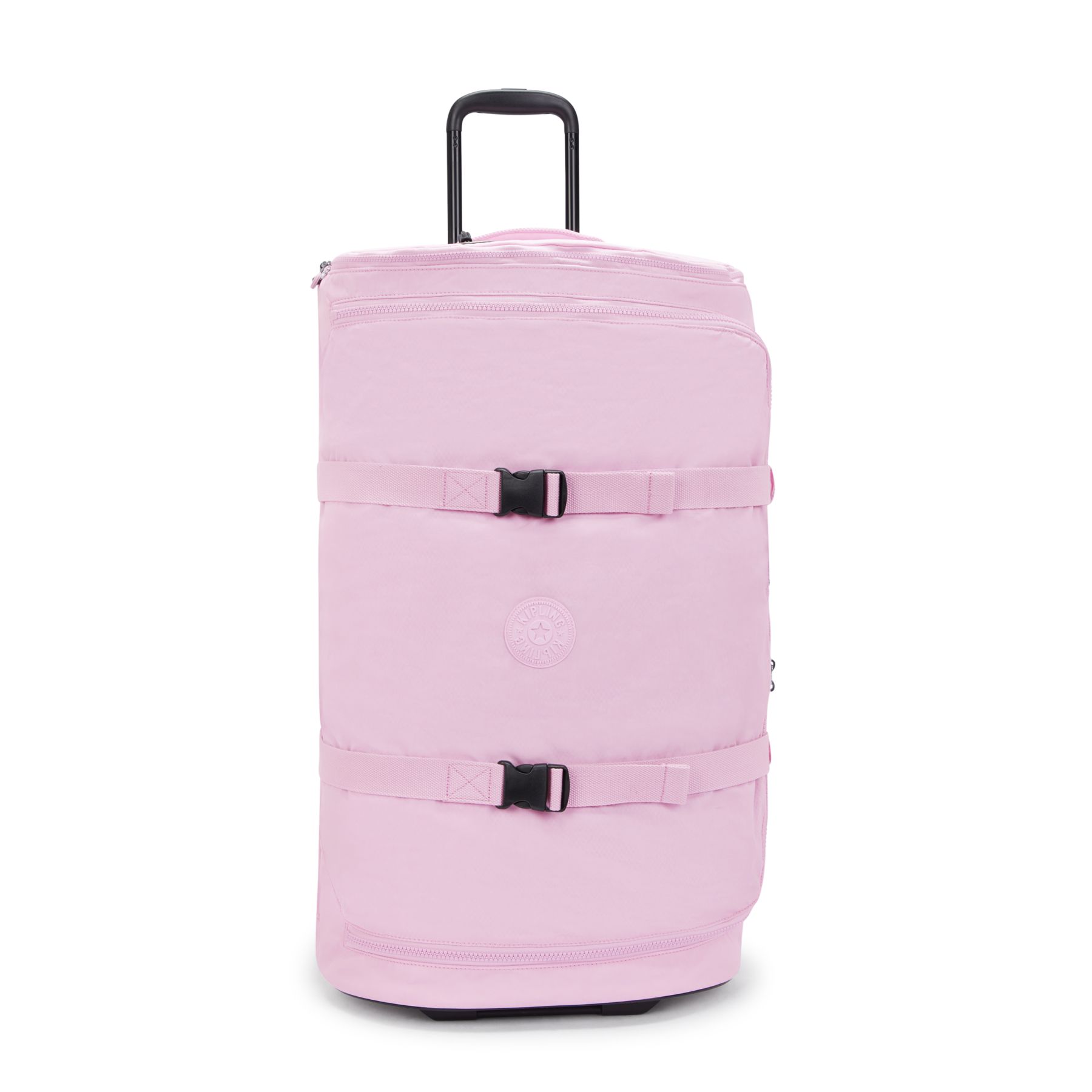 AVIANA L Grande valise à roulettes avec sangles ajustables - Blooming Pink