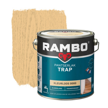 Rambo Pantserlak trap zijdeglans transparant kleurloos 2,5 liter