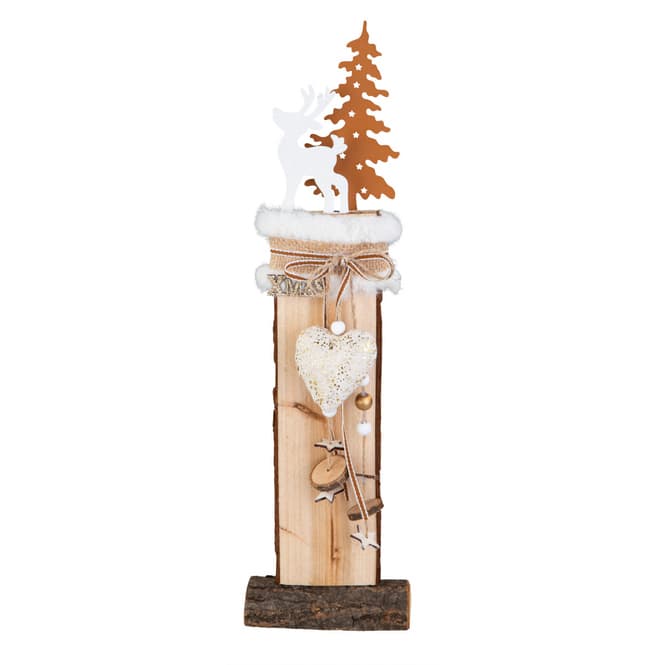 Säule Xmas - ca. 12 x 5 x 42,5 cm