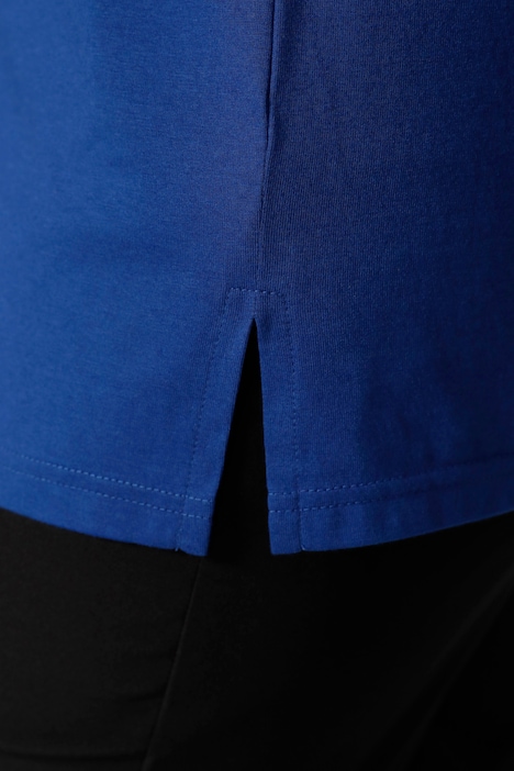 Top, Straight Fit, Spitze und Pailletten am V-Ausschnitt