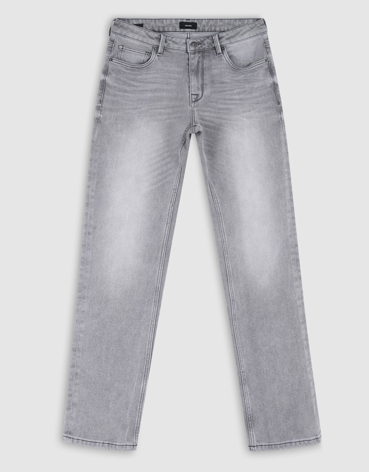 Slim Straight Fit Jeans Grijs L32