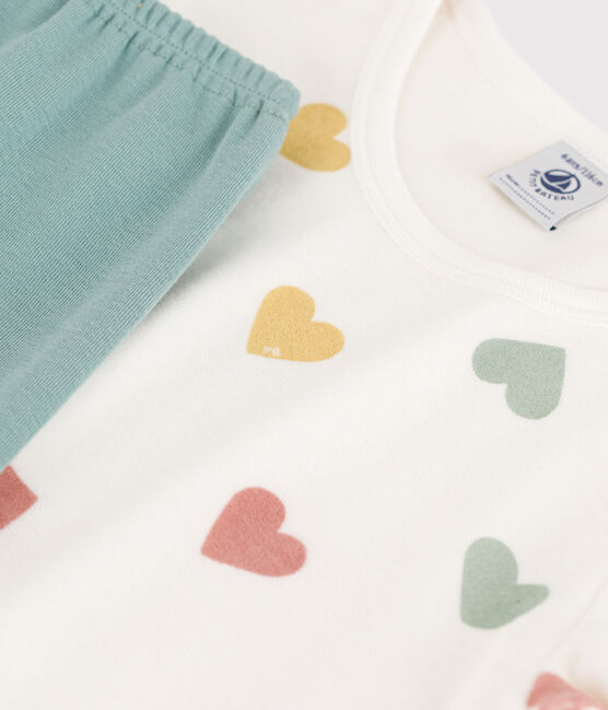 Chemise de nuit cœur petite fille en velours
