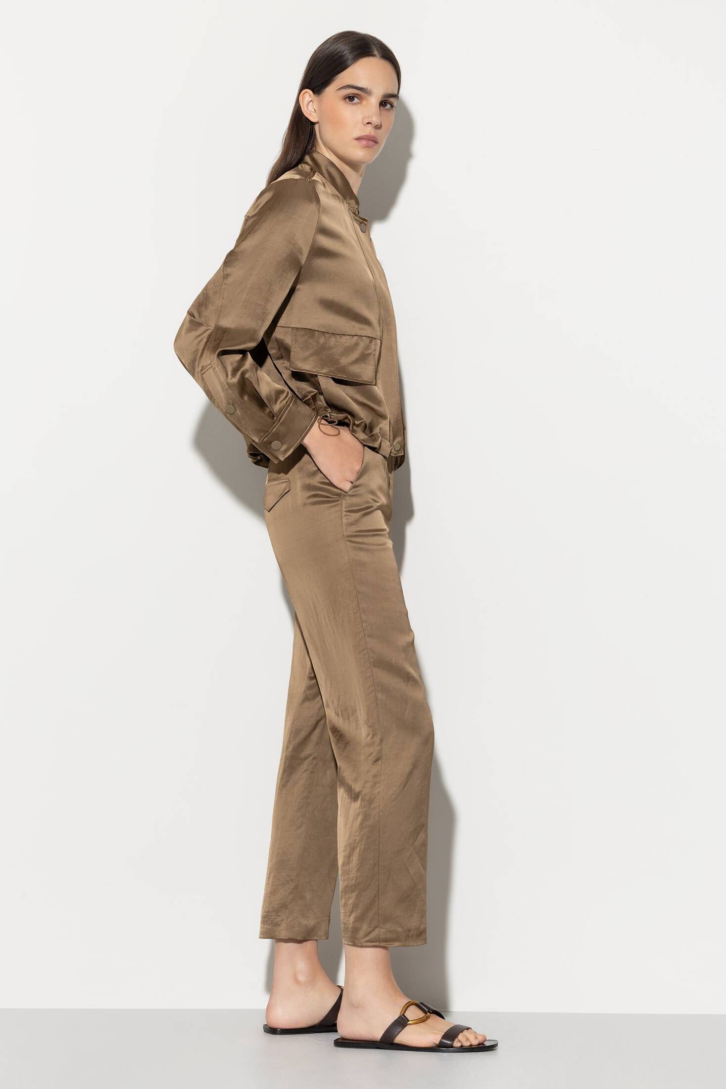 Luisa Cerano| Damen Culotte mit Leinen