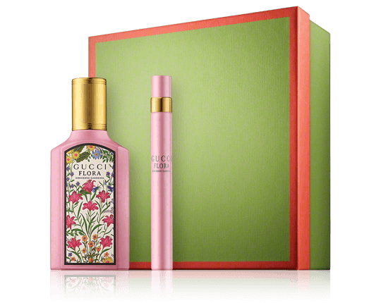 Gucci Flora by Gucci Gorgeous Gardenia Set mit Mini EdP Spray 50ml-10ml