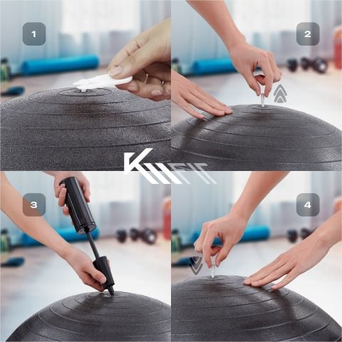 KM-Fit Gymnastikball 75 cm