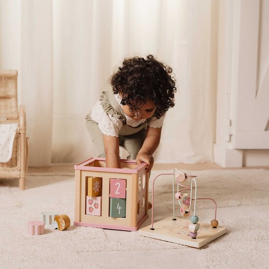 Fairy Garden Cube d'activités en bois   de               Little Dutch