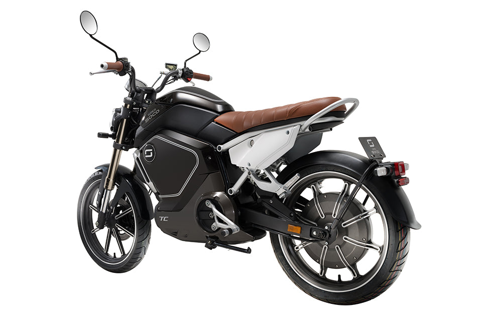 Moto électrique Super SOCO TC Vintage - Verte