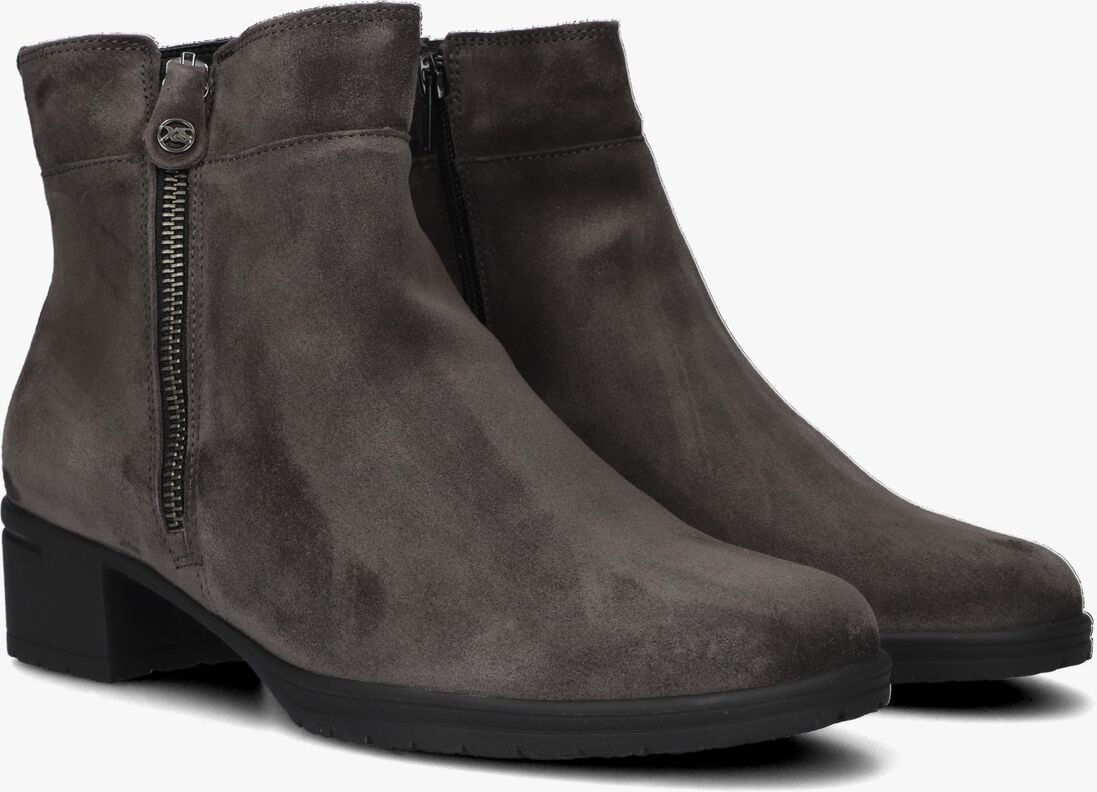 grijze hartjes enkelboots h rits booty