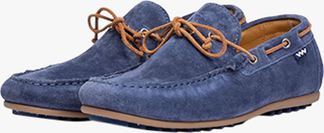 FLORIS VAN BOMMEL blauwe floris van bommel mocassins sfm-40009