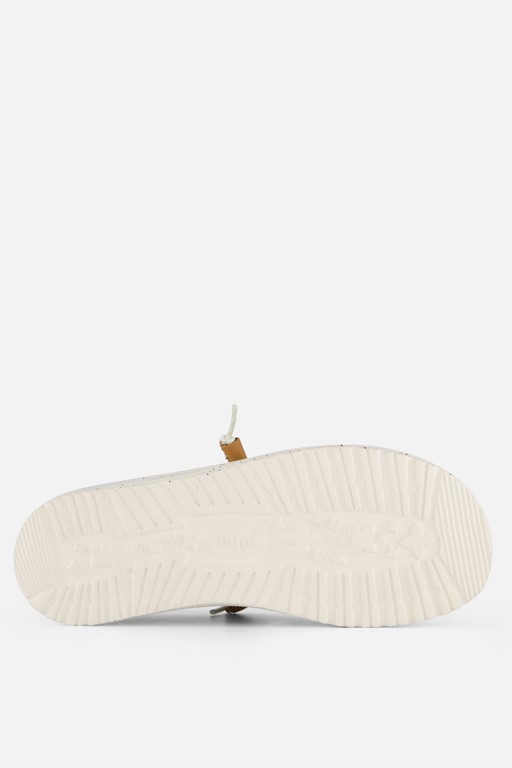 HEYDUDE Wendy Heathered Slub Instappers blauw