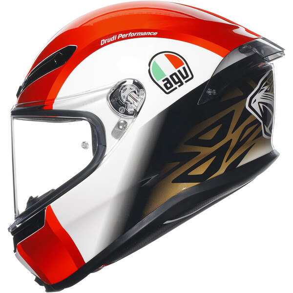 AGV - Casque K6 S Sic 58 Rouge / Blanc