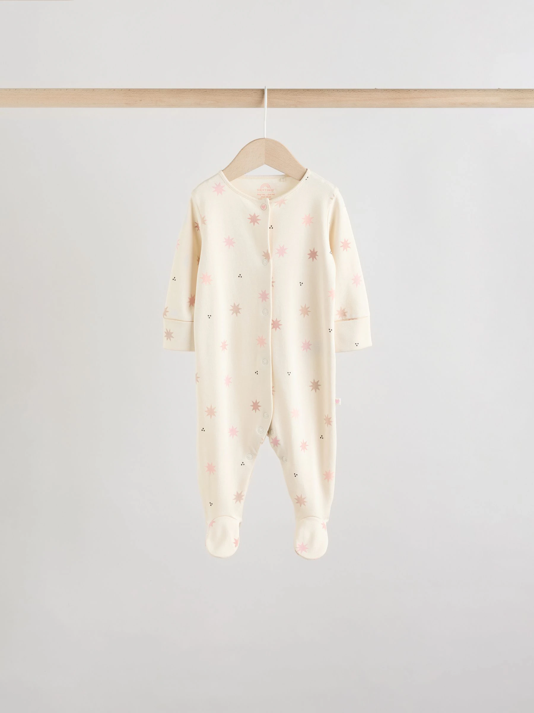 Roze - 7 Pack Baby slaappakken (0mnd-3jr)