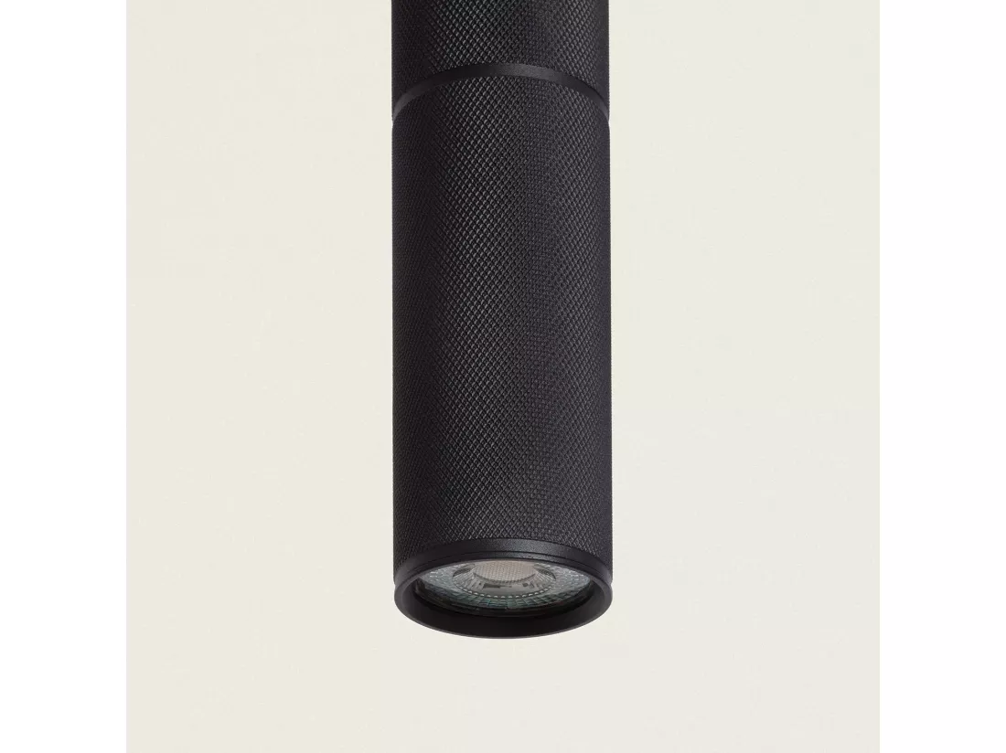 Suspension Aluminium 4 Spots Breix Noir