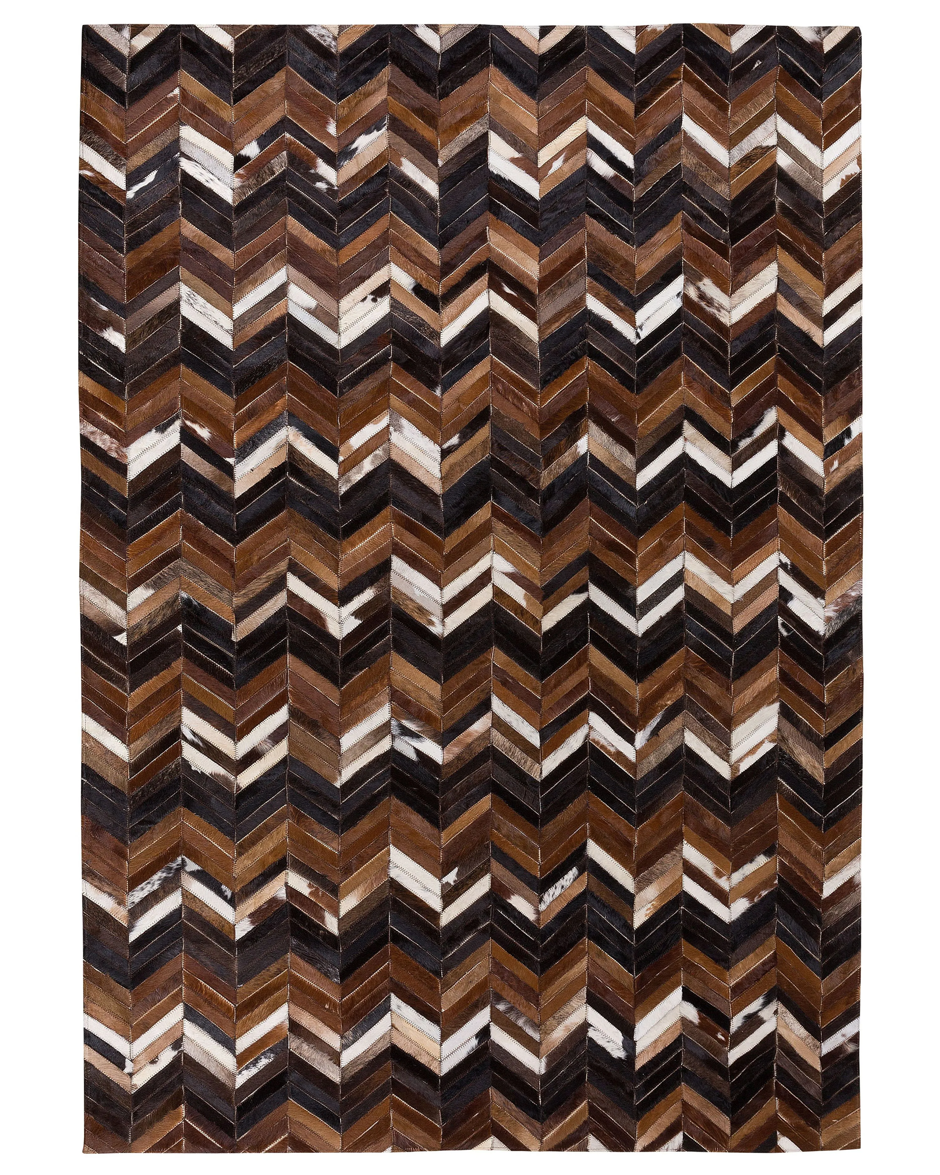 Vloerkleed BALAT Bruin 160 x 230 cm Leer