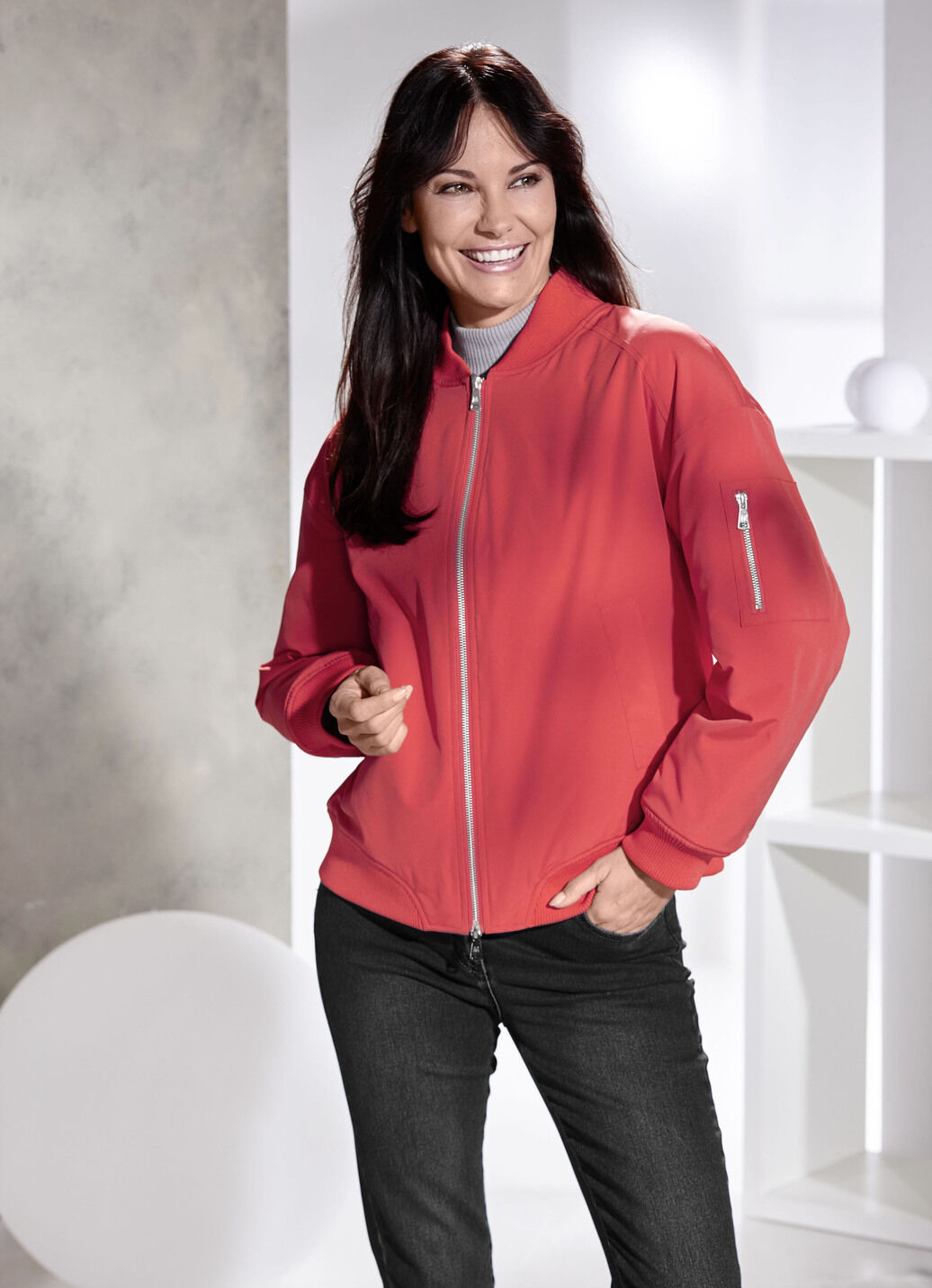 Blouson mit 2-Wege-Reißverschluss