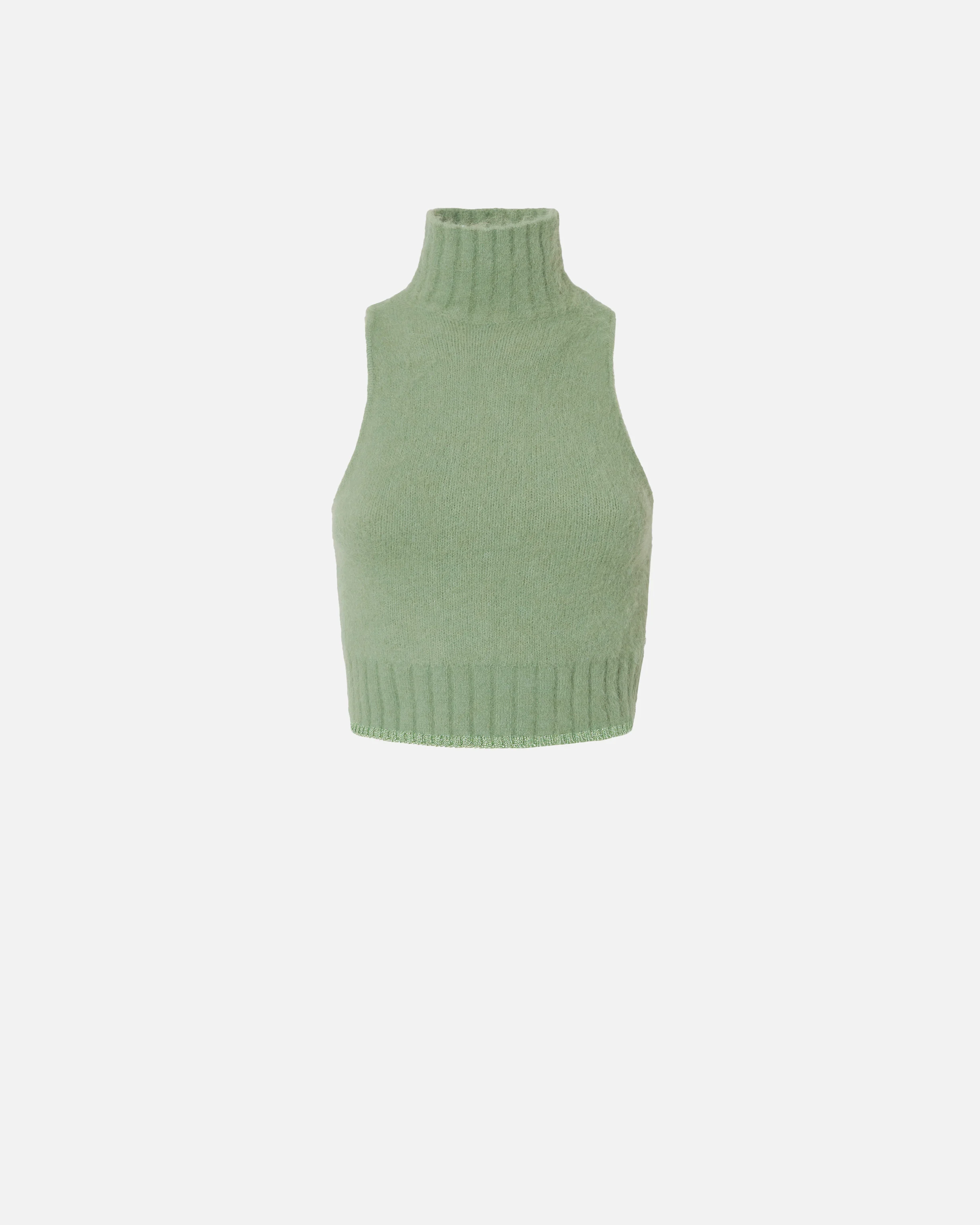 Crop top sans manches | Vert