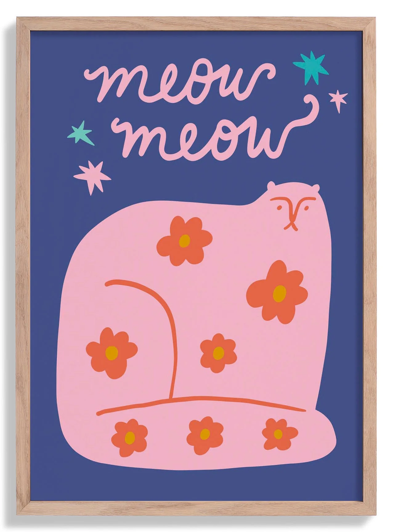 Miau Miau Rosa Katze