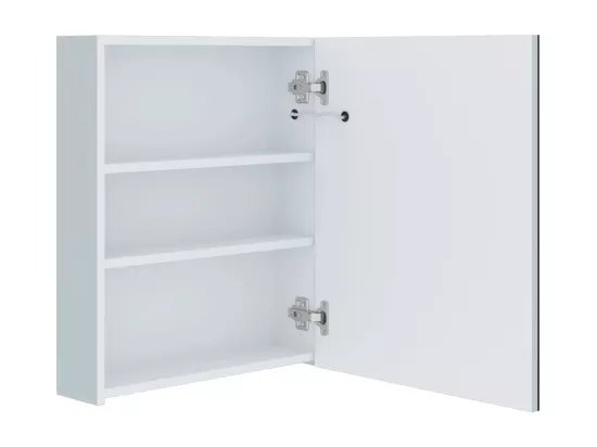 Armoire de salle de bain à miroir LED 50x13,5x60 cm