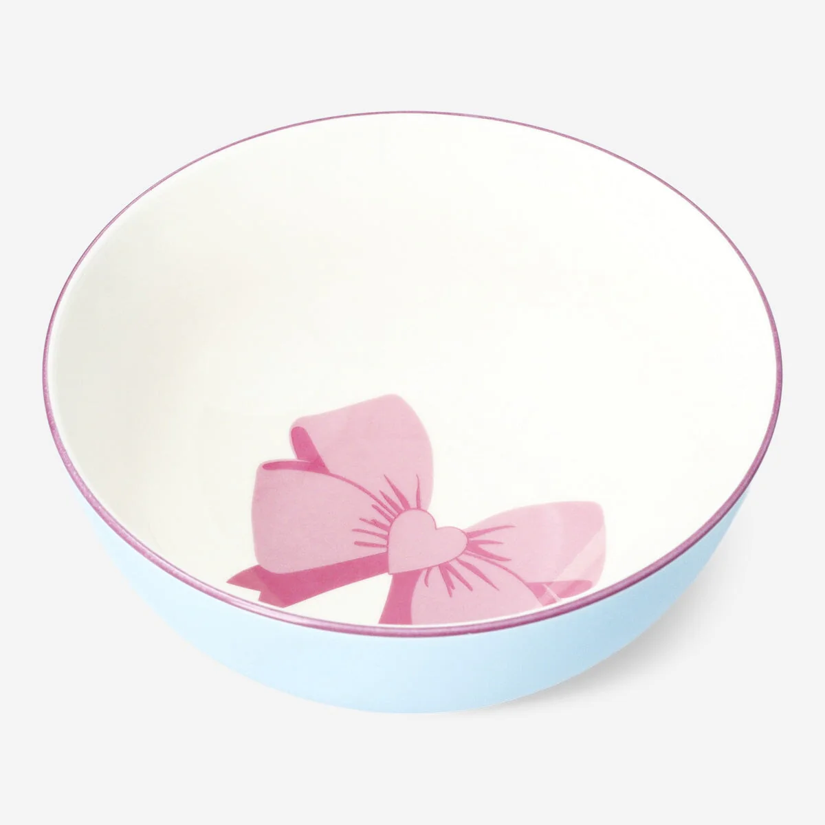 Porcelænsskål med sløjfe