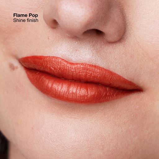 Clinique Pop Longwear Shine Lipstick, Flame Pop