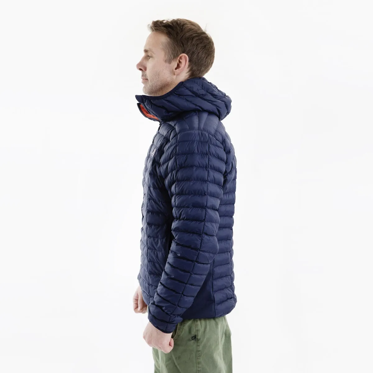 Mountain Equipment Men's Particle Hooded Jacket Cosmos/Redrock